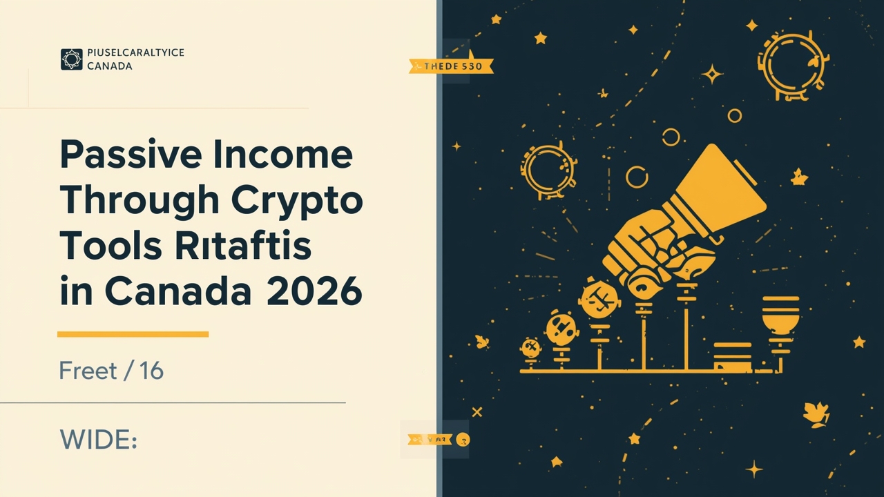 Passive Income Through Crypto Tools & Platforms in Canada 2026