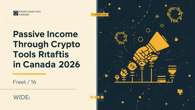 Passive Income Through Crypto Tools & Platforms in Canada 2026