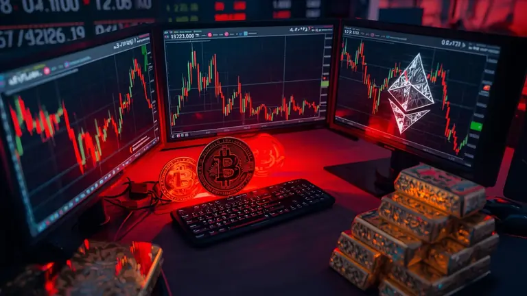 Widespread Market Liquidation as Silver Price Decline Triggers Crypto Selloff