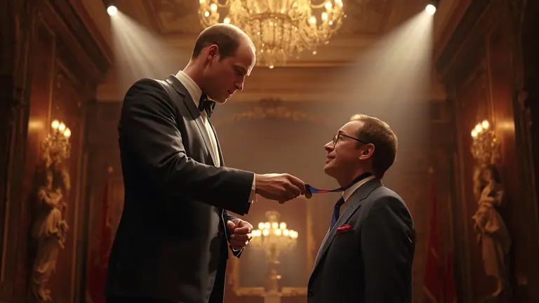 Royal Touch: Prince William Dazzles Warwick Davis with Eye-Level Honor at Windsor!