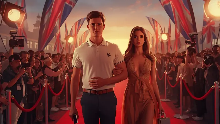 Luke Littler Rocks Simple Polo on Brits Red Carpet with Beau Faith Millar!